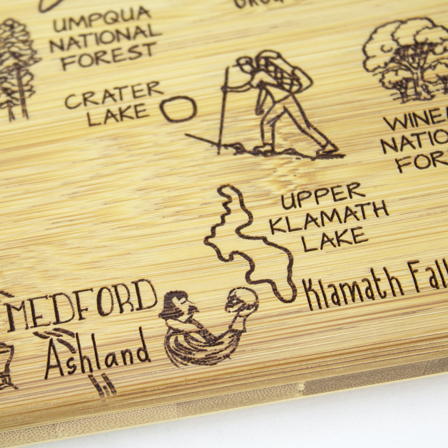 Destination Oregon Cutting & Serving Board 7