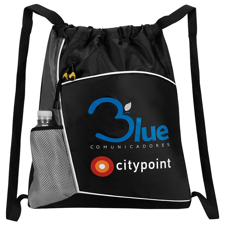 Crescent Trimmed Drawstring Duffle 3