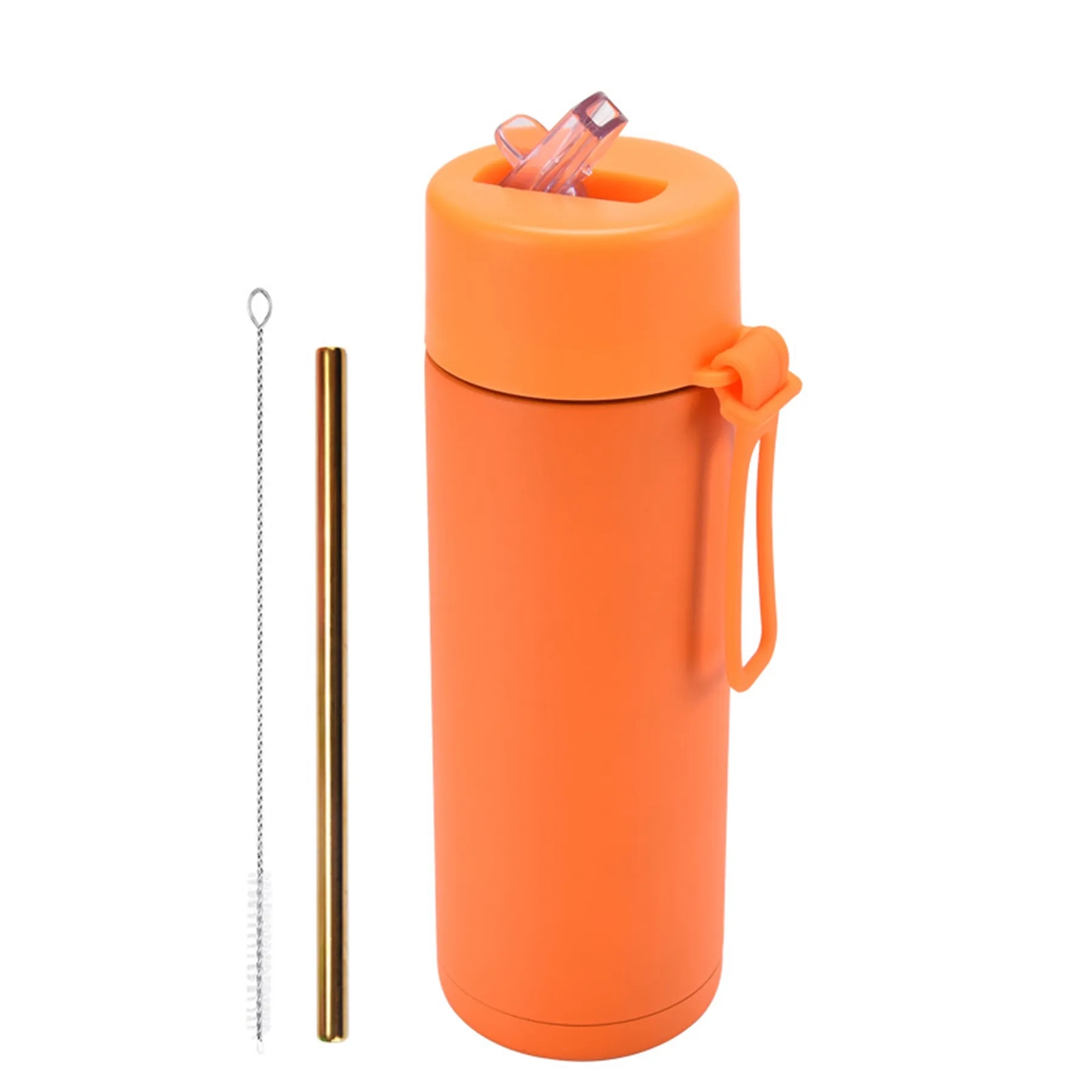 22 Oz. Stainless Steel Straw Cup with Silicone Strap 11
