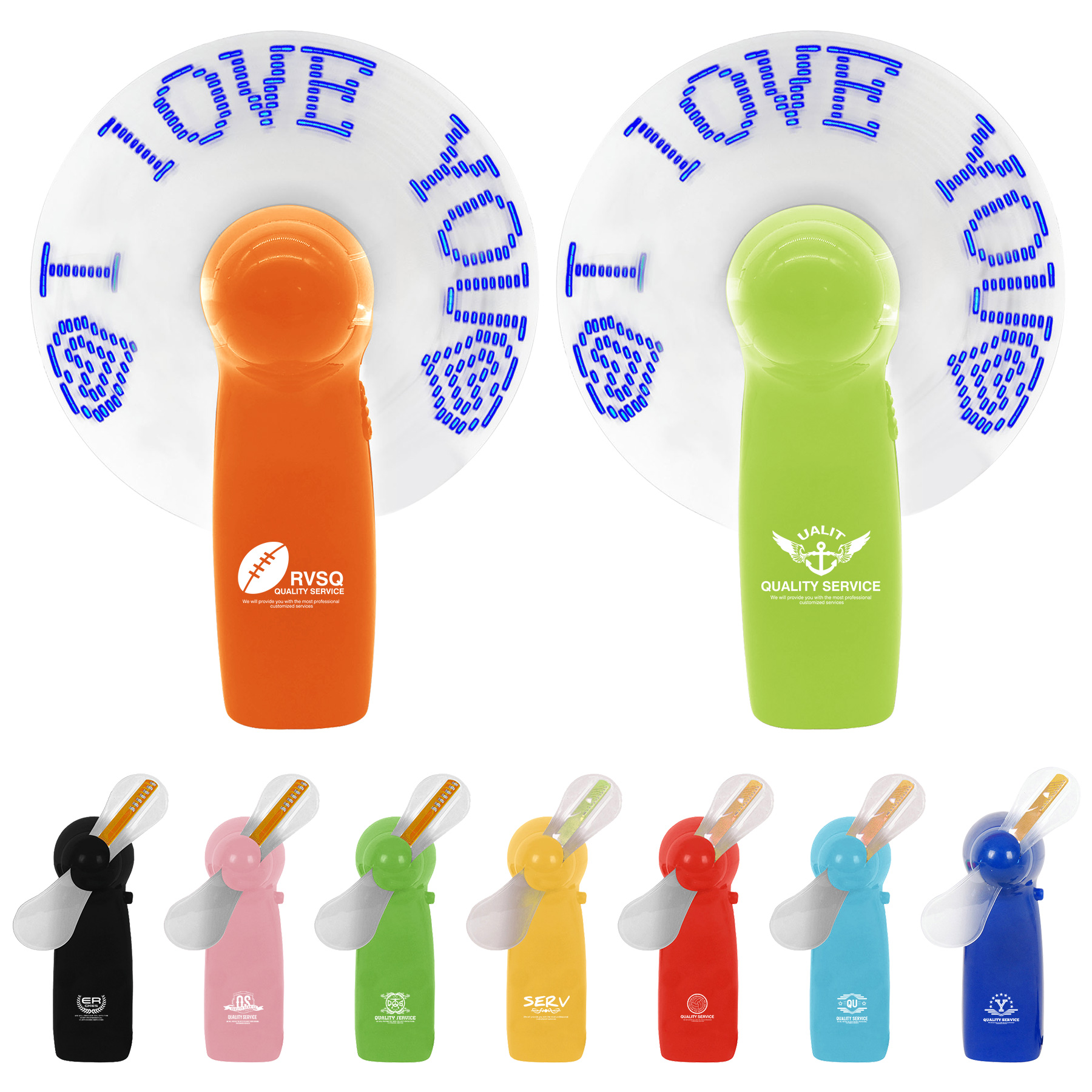 Portable Flash LED Fan 2