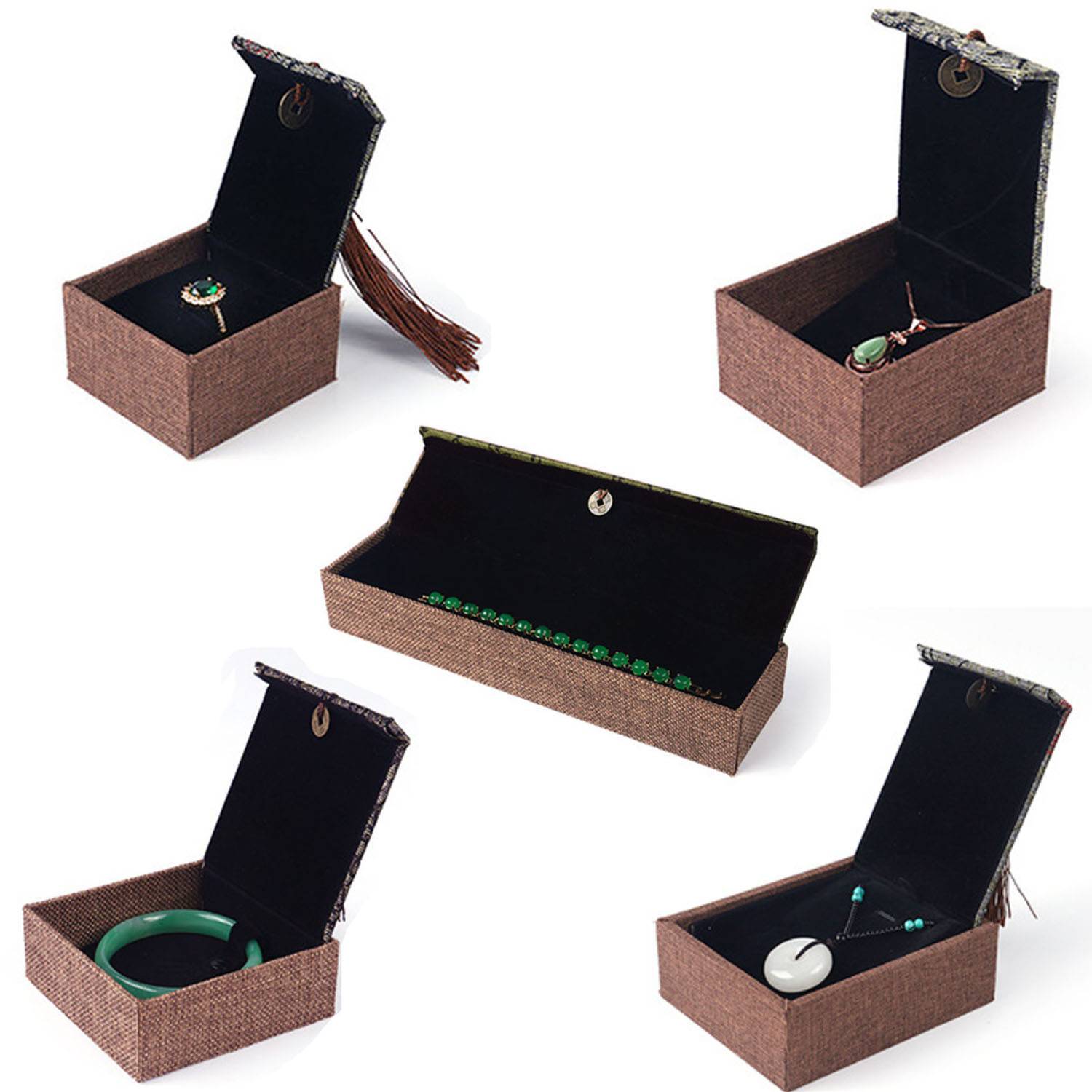Linen Tassel Bracelet Jewelry Box 6