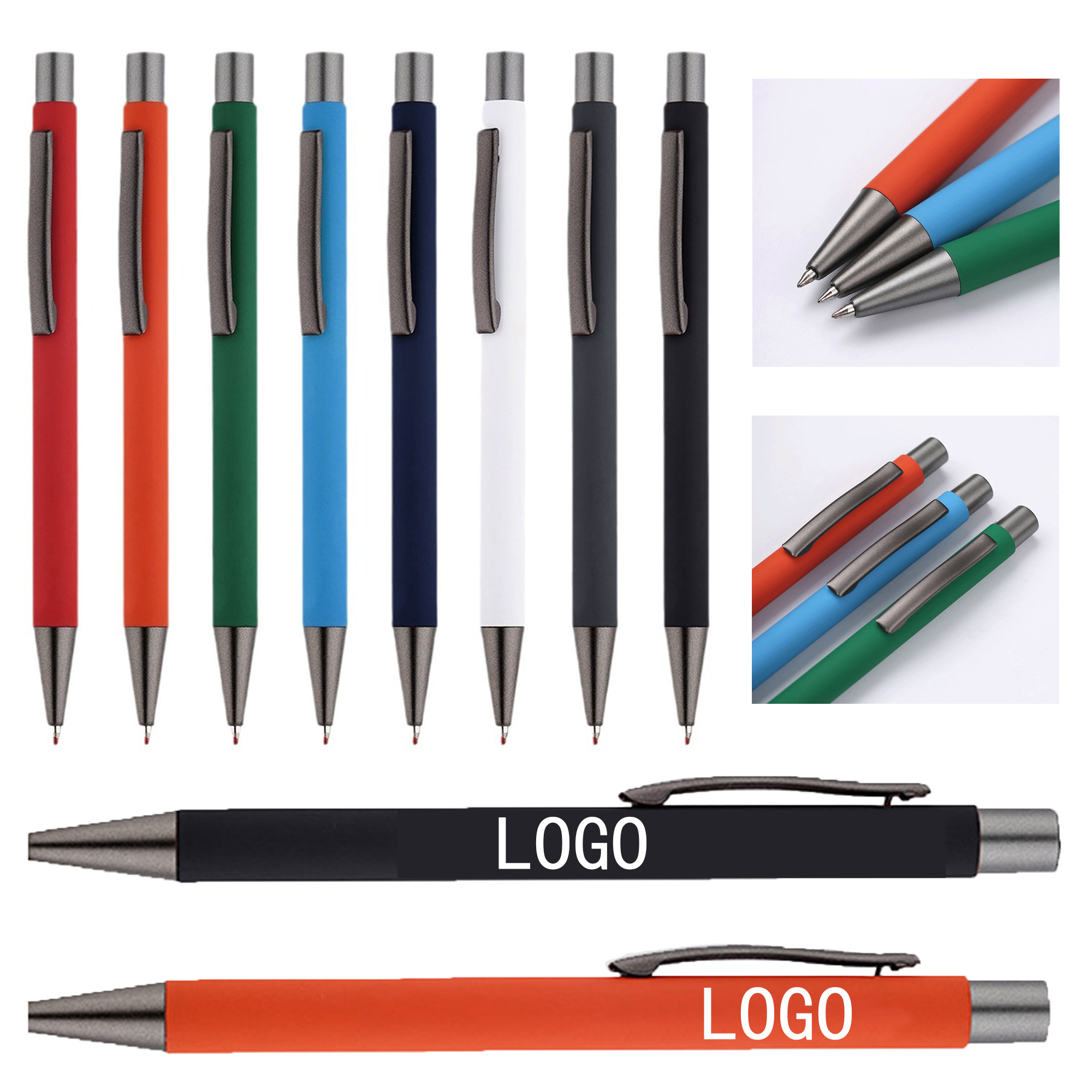 Press The Metal Aluminum Pen 2
