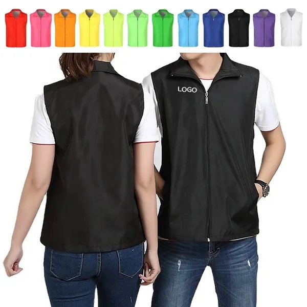 Polyester Volunteer Vest - Breathable Advertising Apparel 1