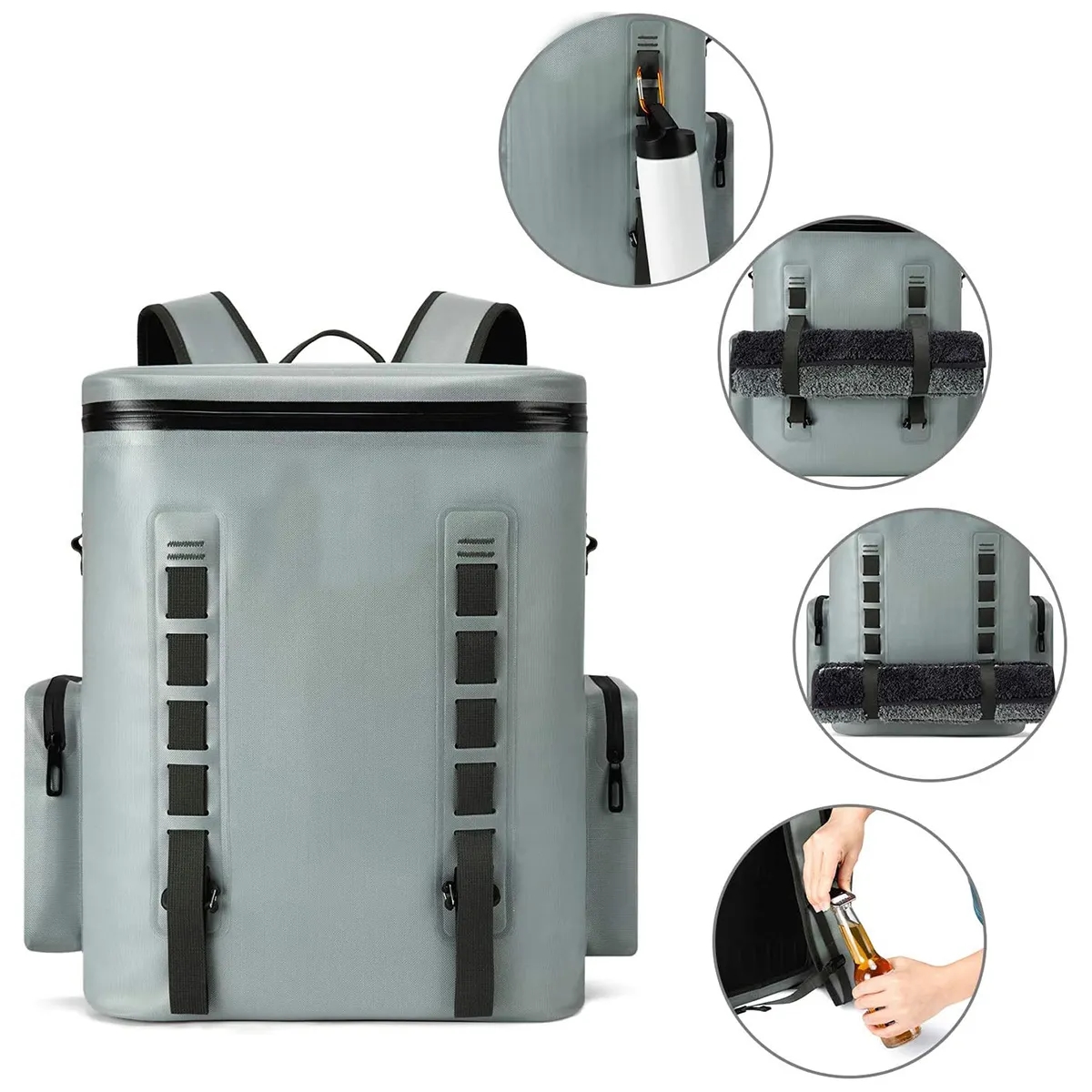 21L Luxury Large Capacity Insulated Soft Cooler Backpack 1