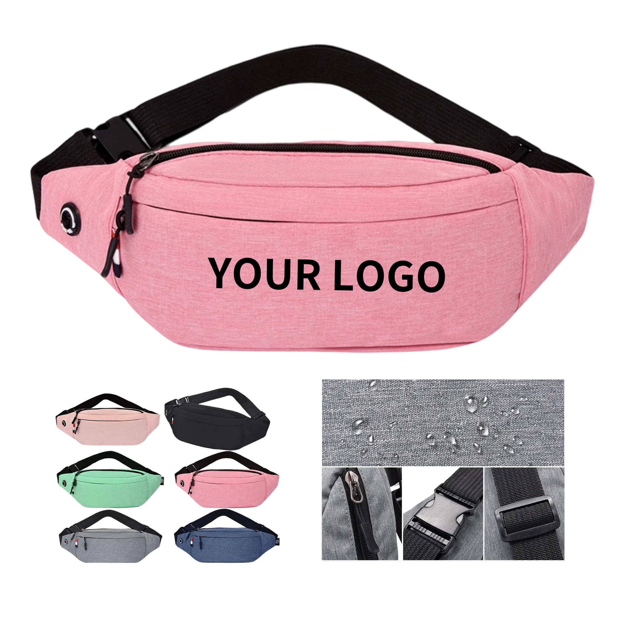 Waterproof Fanny Pack with Adjustable Strap 2