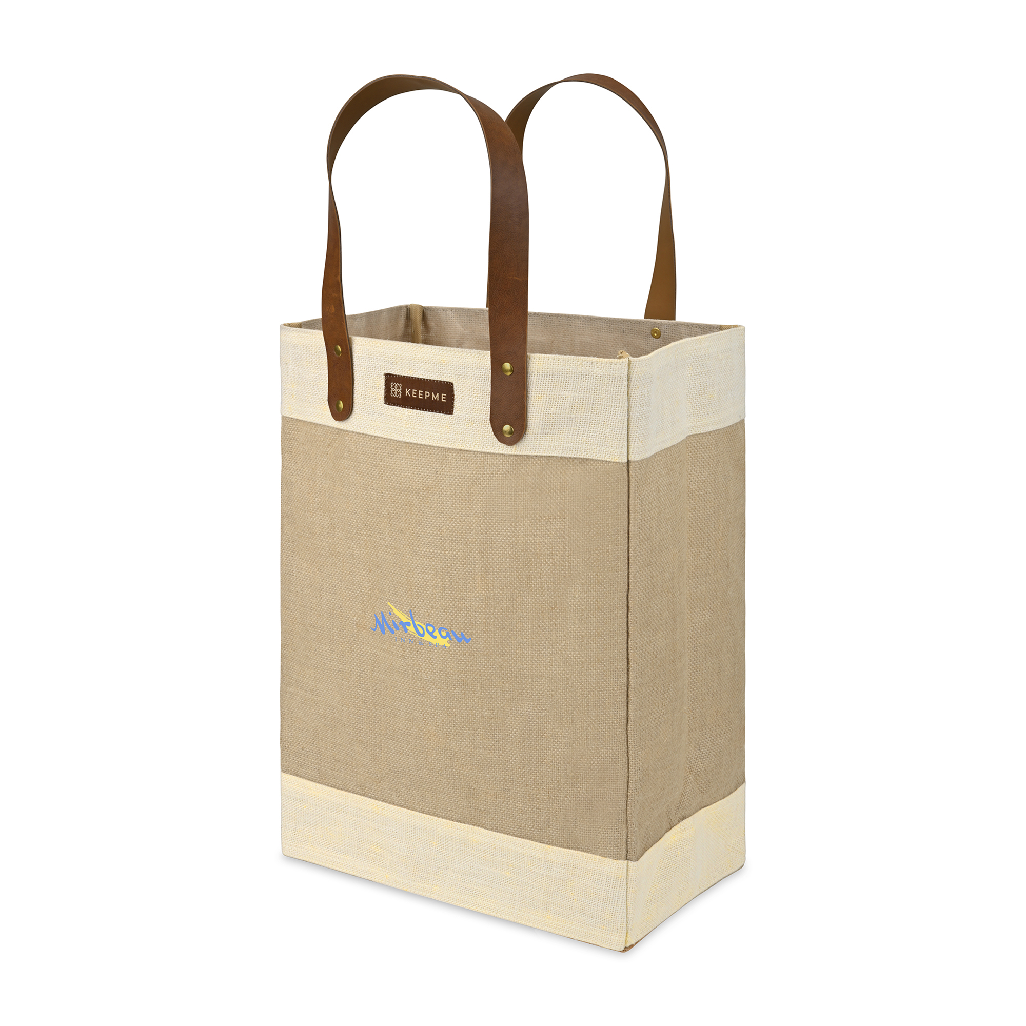 Out of the Woods® Jute Tall Tote, custom tote bag with logo imprint 18