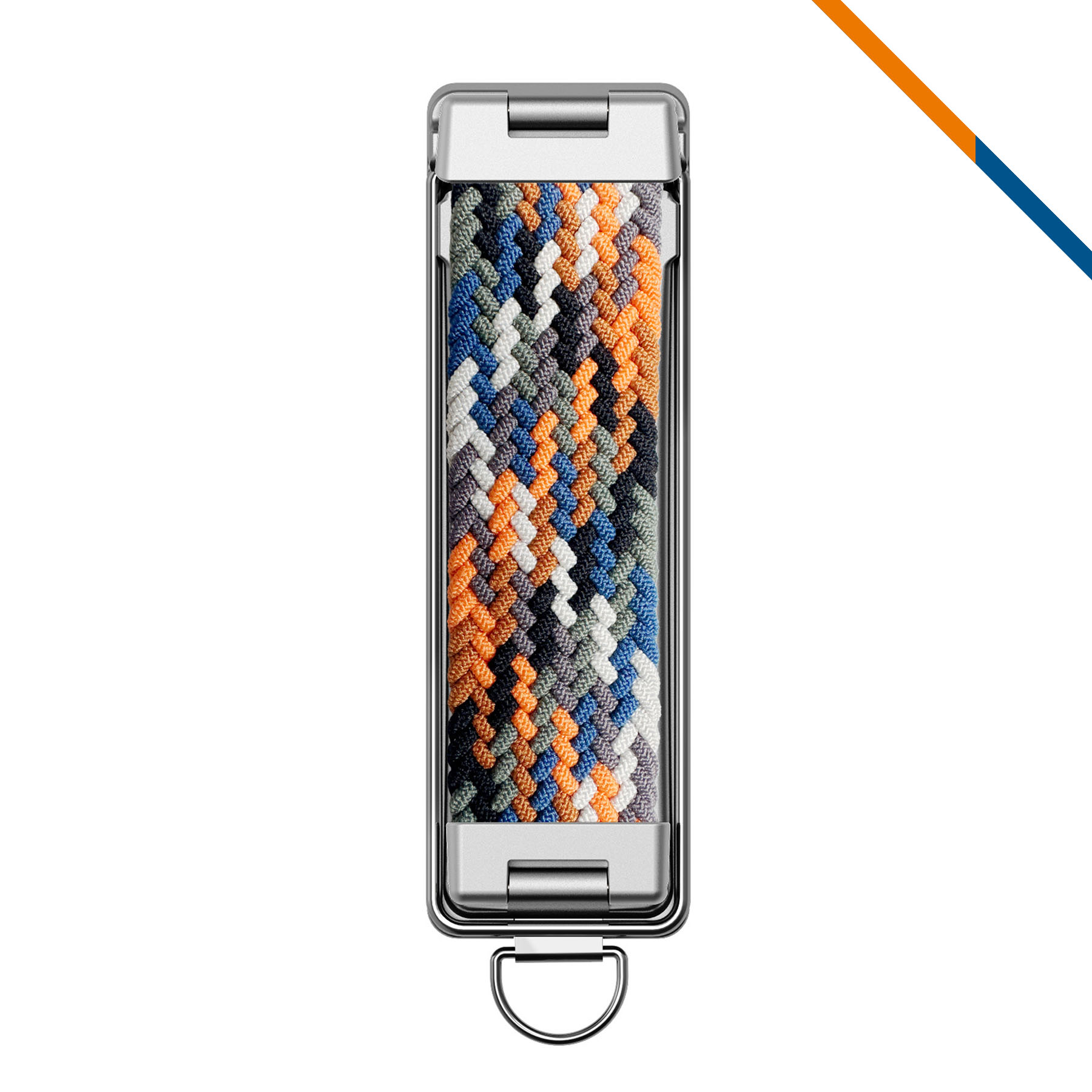 RingClip Nylon Braided Grip Foldable Phone Stand 4