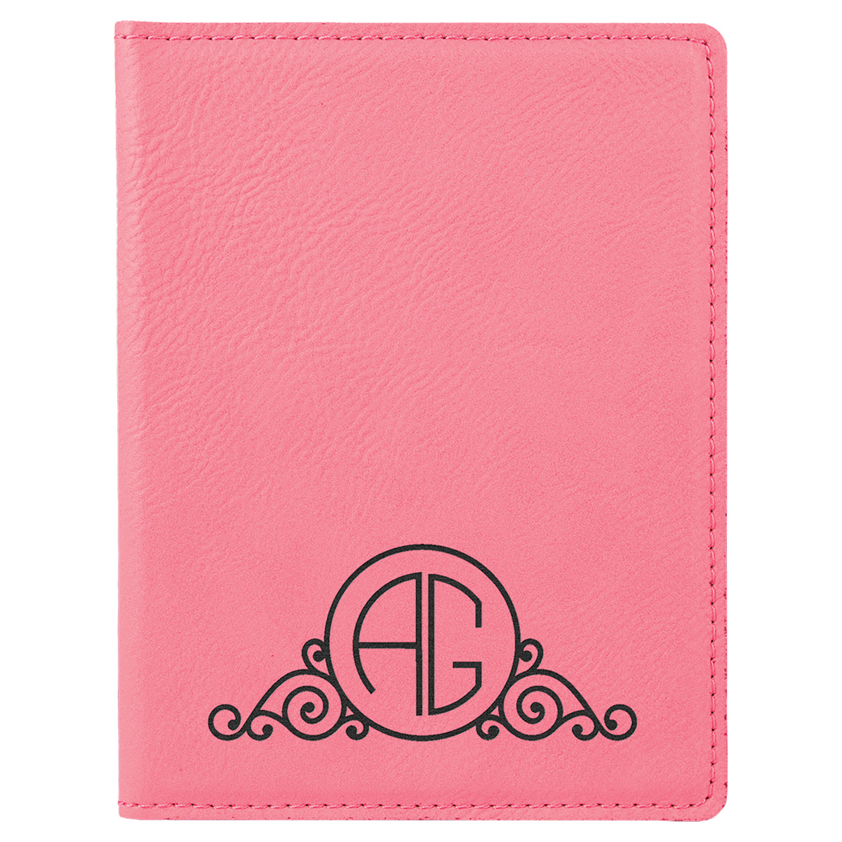 Pink Leatherette Passport Holder 6