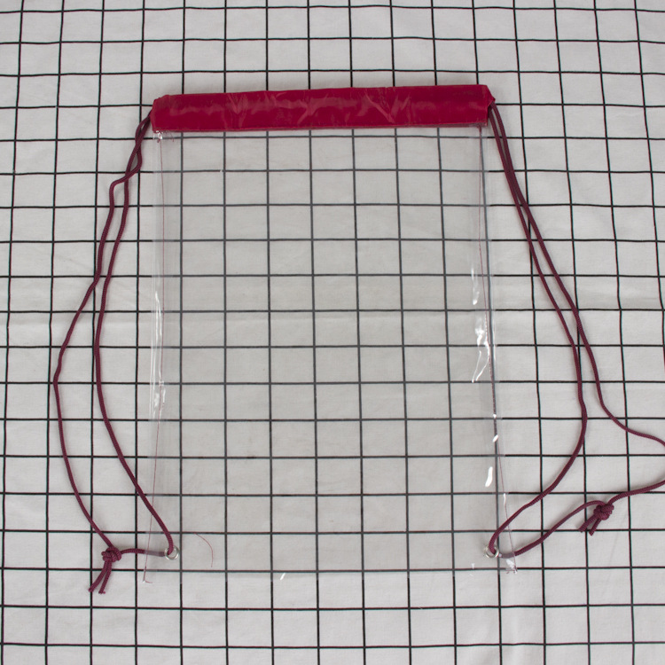 PVC Clear Drawstring Bag 13