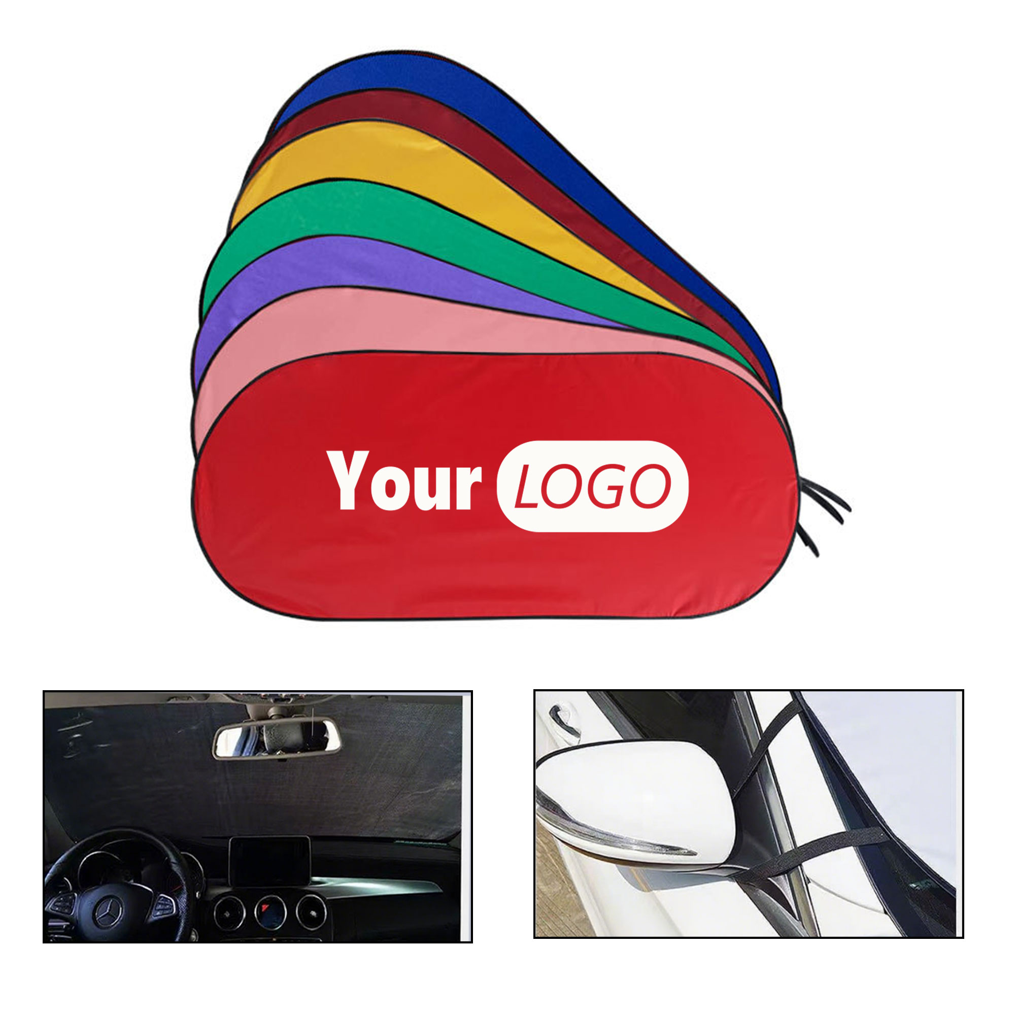 Foldable Single Car Windshield Sun Shade 2