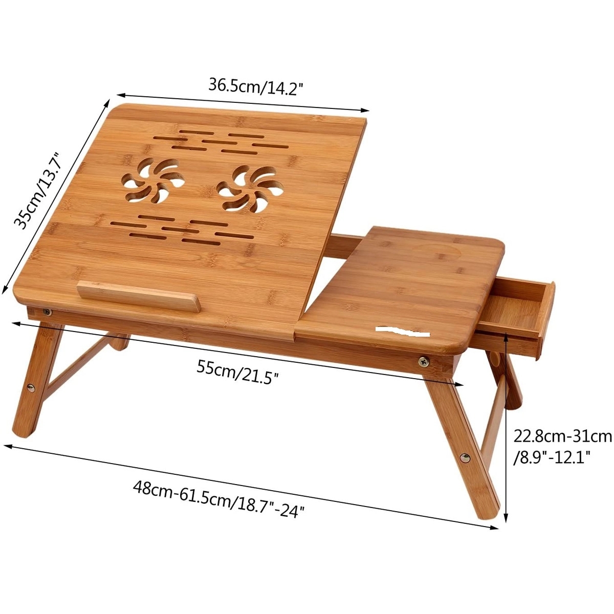 Bamboo Laptop Desk 2