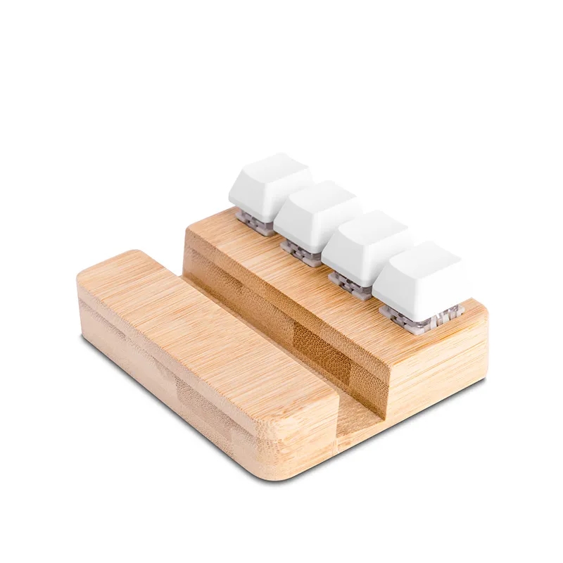 Bamboo Stand & Keypad Stress Reliever 5