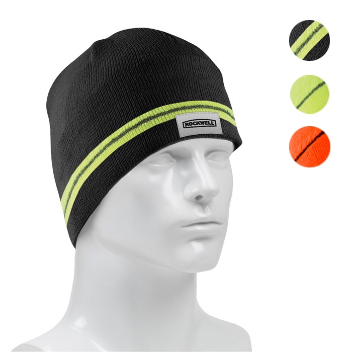 Winter Beanie with Reflective Stripe 2
