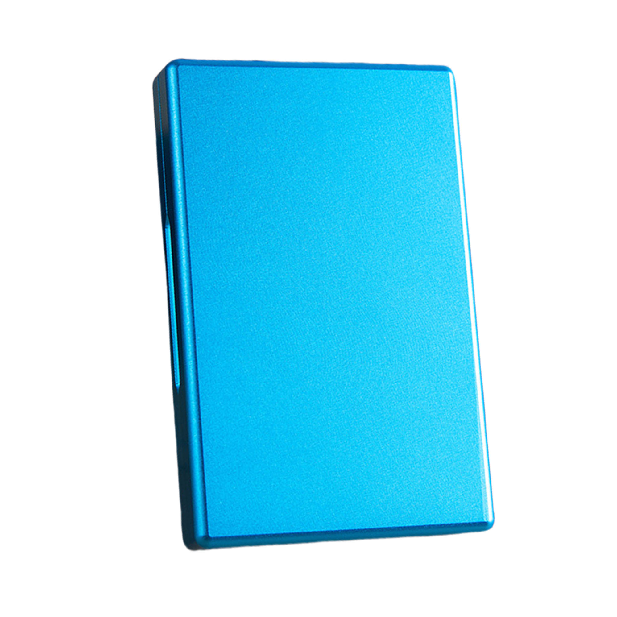 Aluminum Alloy Brushed Metal Cigarette Case with Magnetic Closure 4