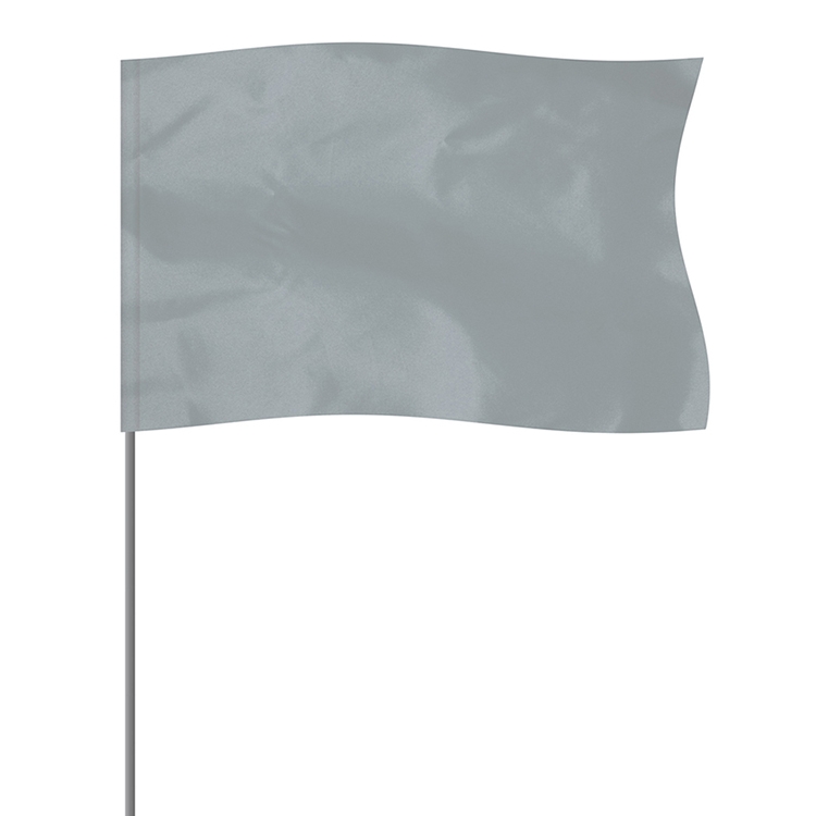 Silver 5" x 8" Marker Flag on a 36" Wire 2