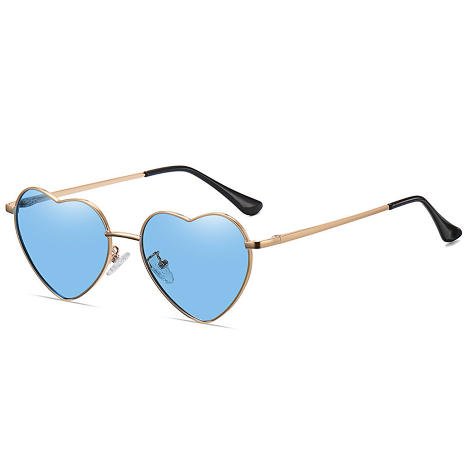 Heart Shape Metal Frame Polarized Sunglasses 9