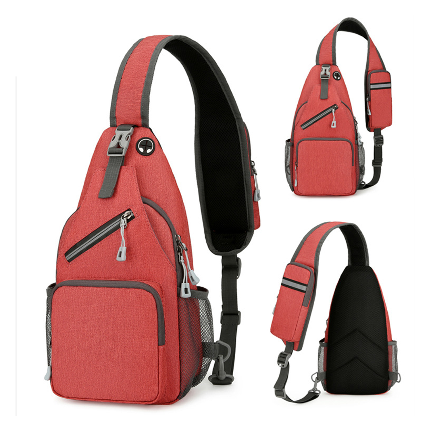Waterproof Sling Crossbody Chest Bag Travel Hiking Backpack 4