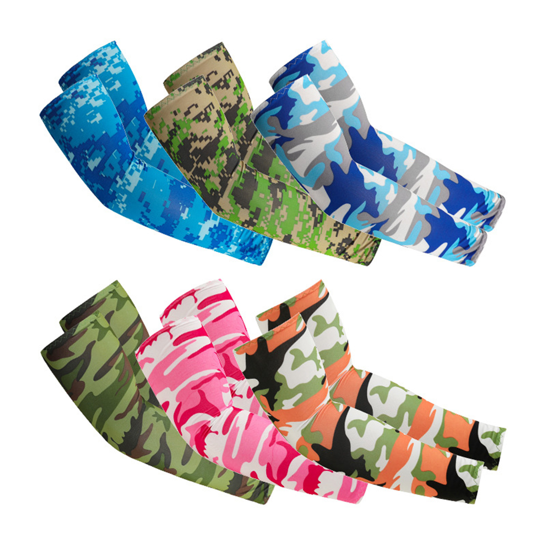 Dye-sublimated stretchy arm sleeves 3