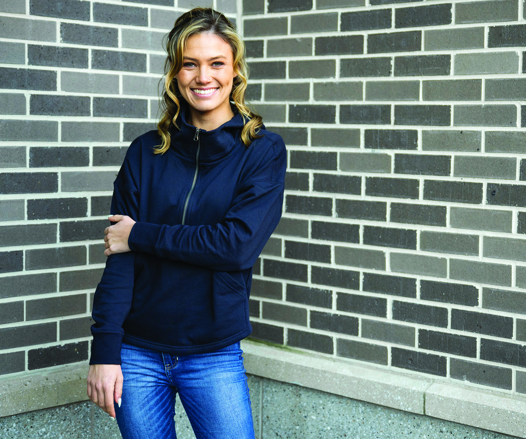 Women's Willow Scallop Hem Hoodie 8