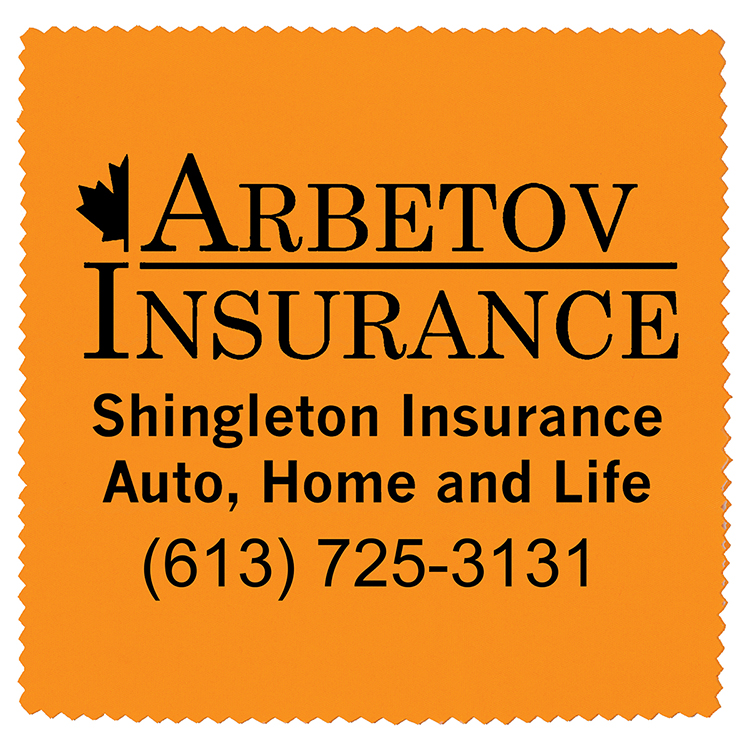 "ONECLEANSCREEN" 6" X 6" 100% Microfiber Recycled RPET Polyester Cleaning Cloth & Screen Cleaner 8