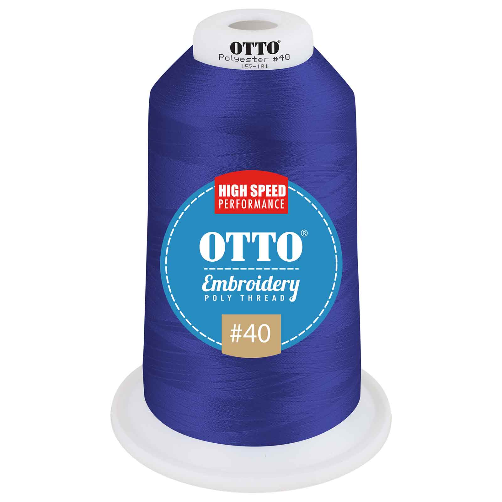 OTTO Embroidery Poly Thread #40 5,500 yd. King Cone 1023