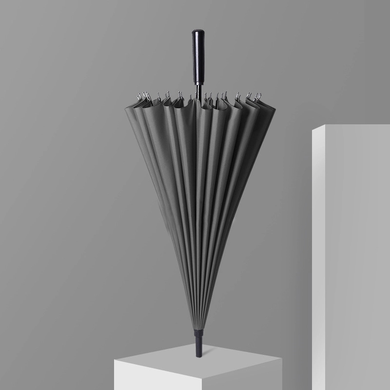 Custom 24-bone Straight Handle Umbrella 6