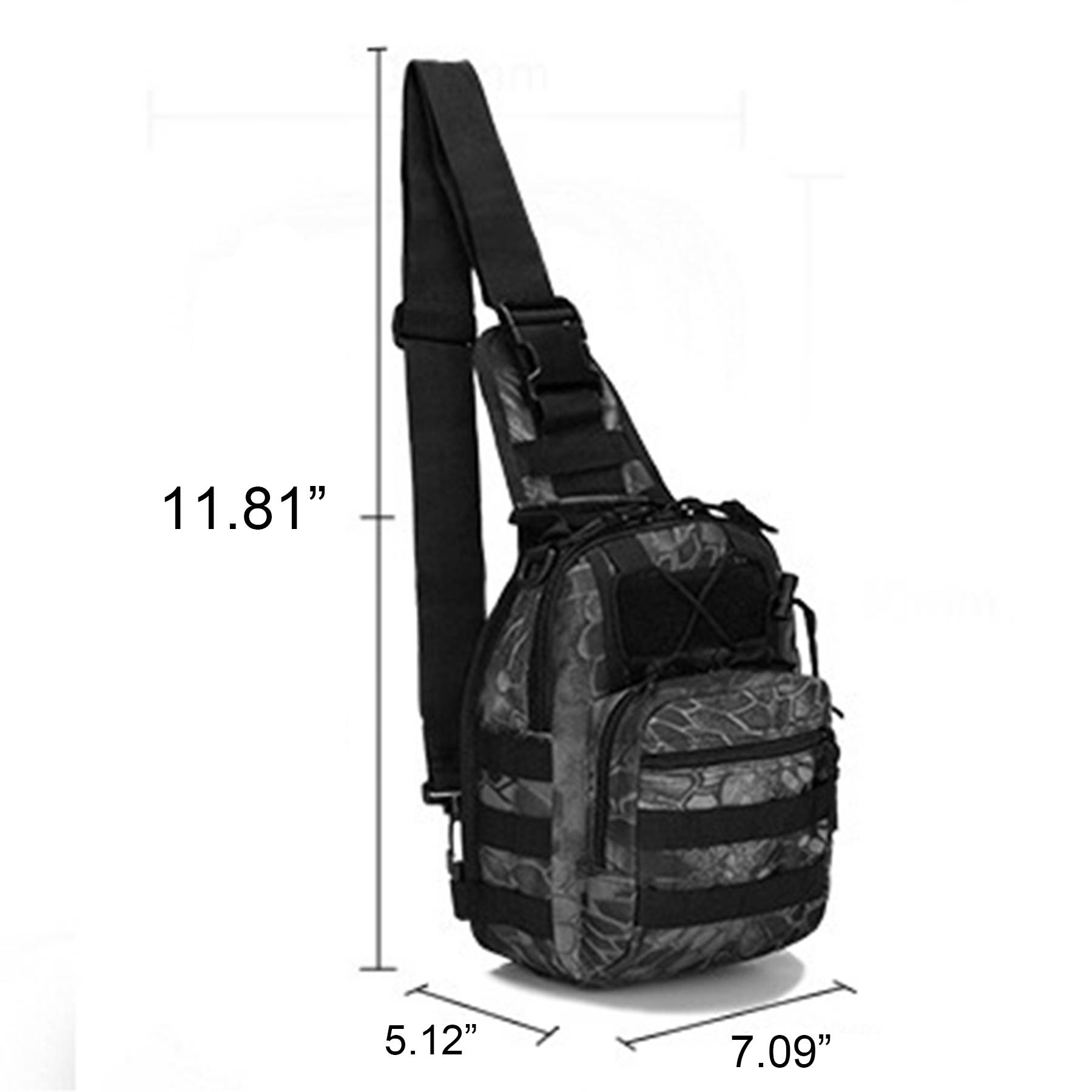 Oxford Cloth Tactical Shoulder Chest Bag 6