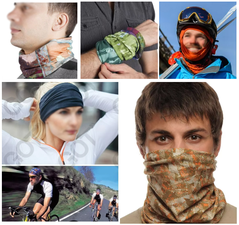 Full Color Dye Sublimated Gaiter/Gator/Bandana Mask 2