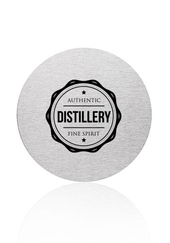 Reno Stainless Steel Round Coasters 1