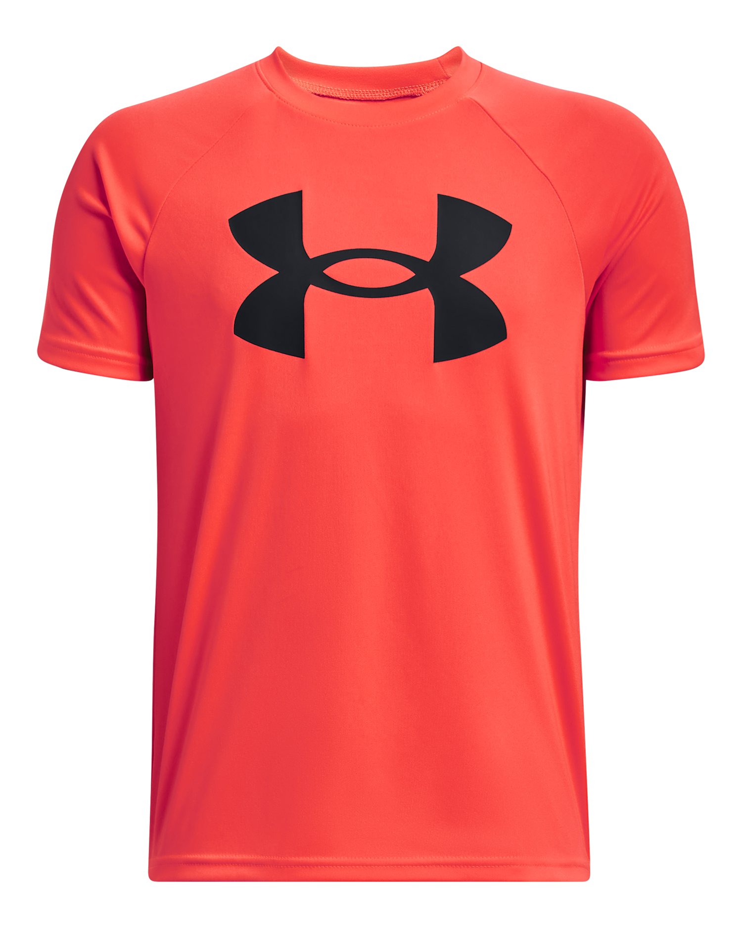 UA Tech Big Logo Boys' Short Sleeve 14