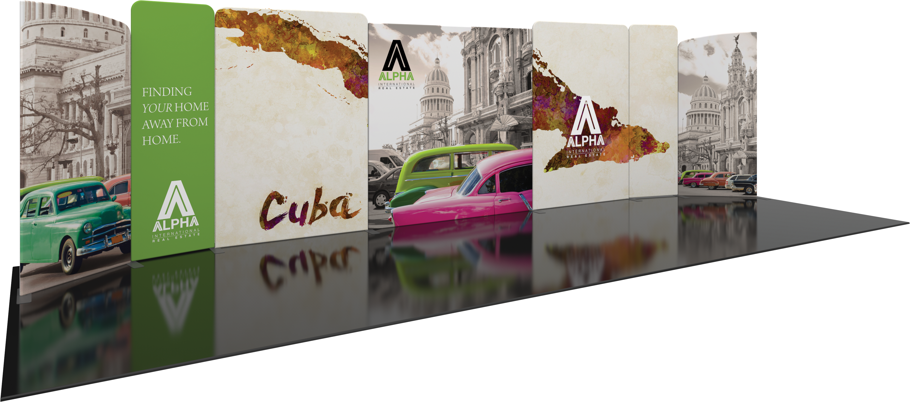 Modulate Series 3 30ft Fabric Backwall Kit 03