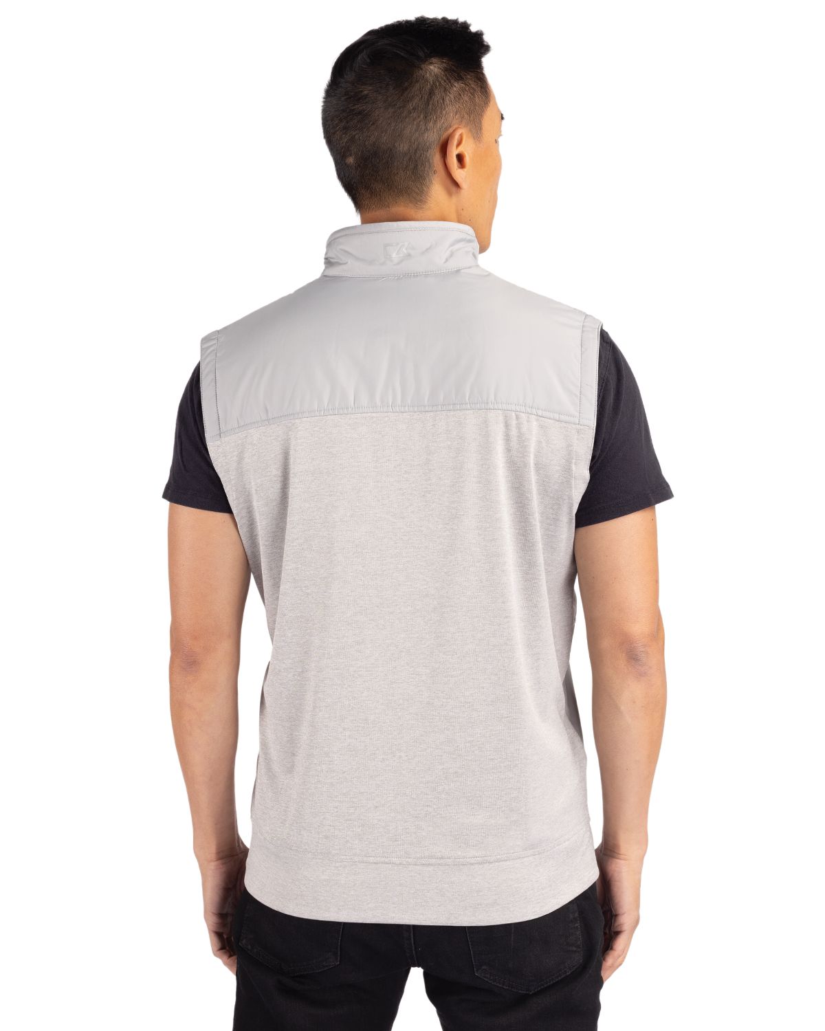 Cutter & Buck Stealth Recycled Hybrid Quilted Mens Windbreaker Vest 33