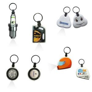 Custom Organization Themed Keychain LED Flashlight 5