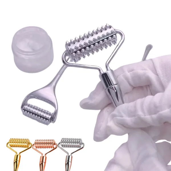 Zinc Alloy Microneedle Facial Massage Stick 2