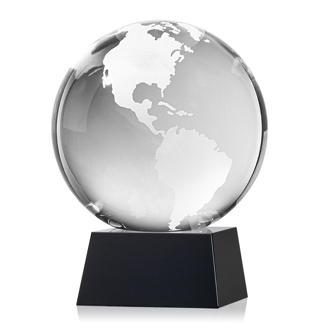 Globe Award on Robson Base - Black 8