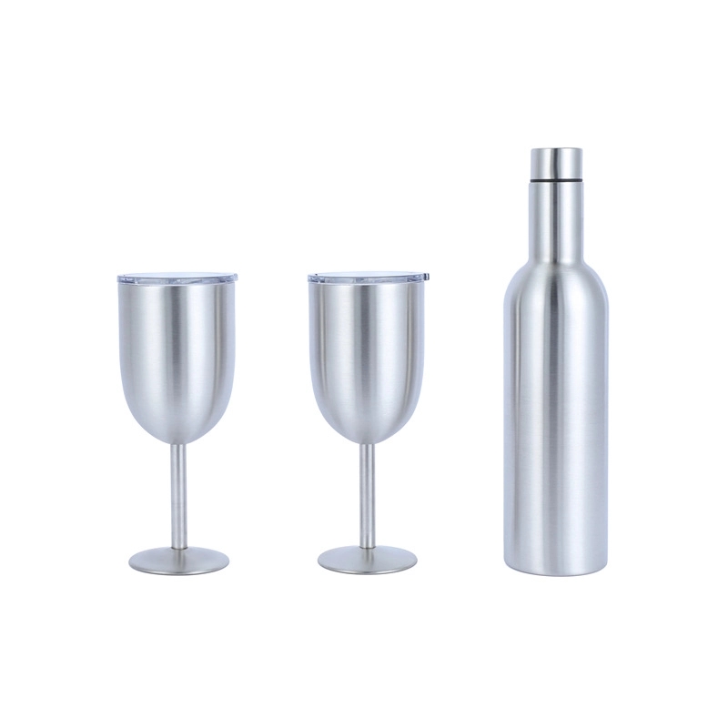 Wine Chiller Gift Set Vacuum-Insulated Water Bottle 3