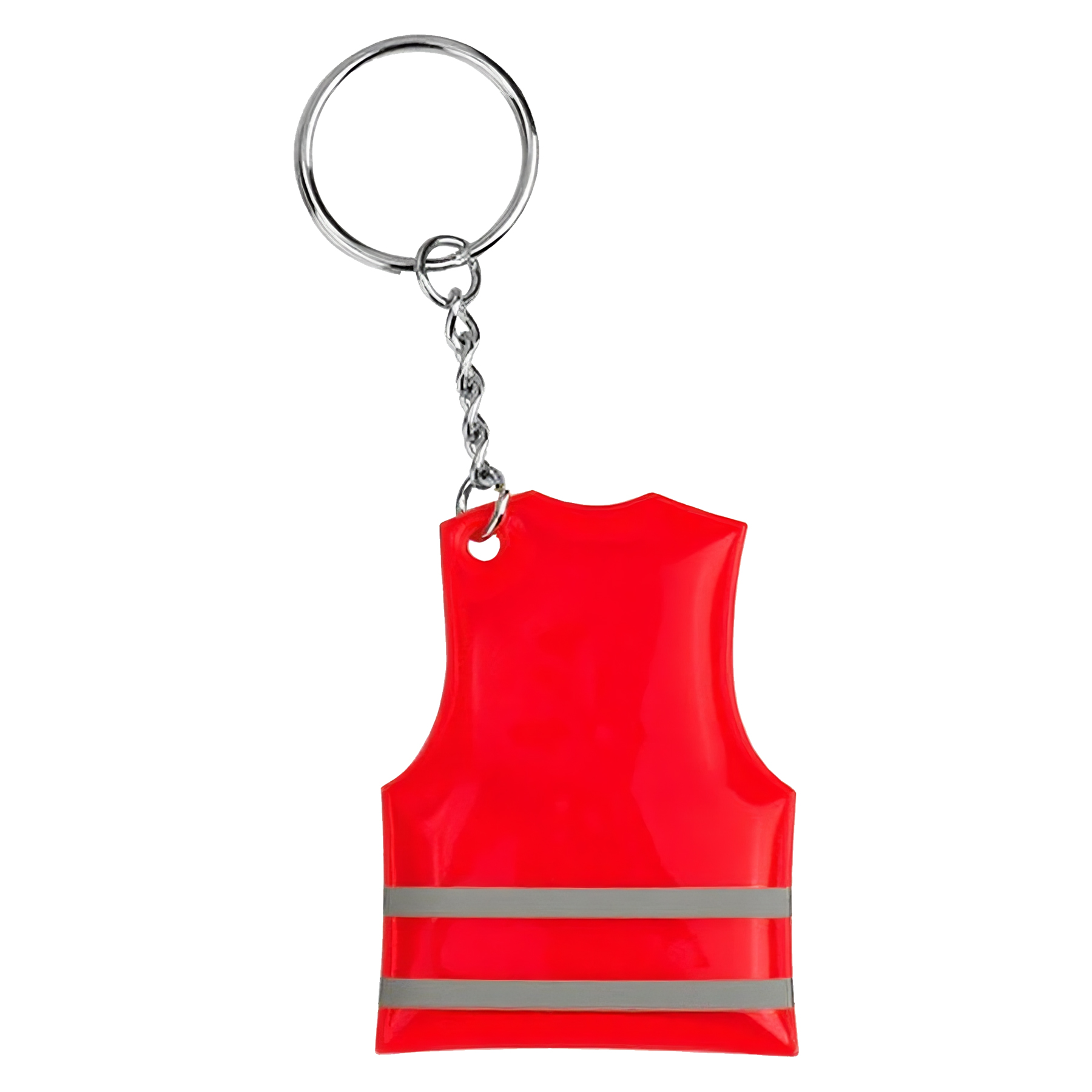 PVC Reflect Safety Vest Key Chain 3