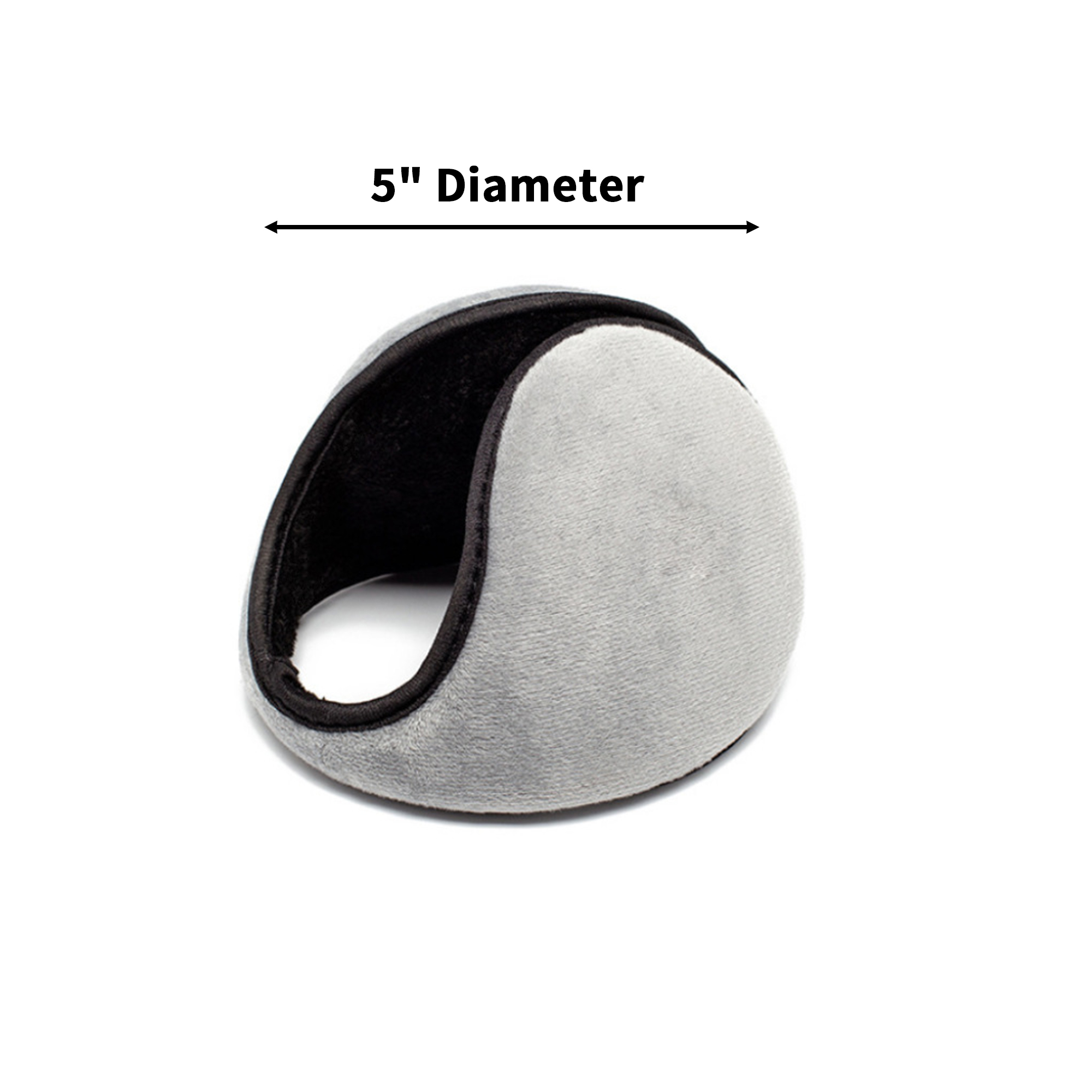 Fleece Earmuff 5" Diameter Cold Weather Design 4