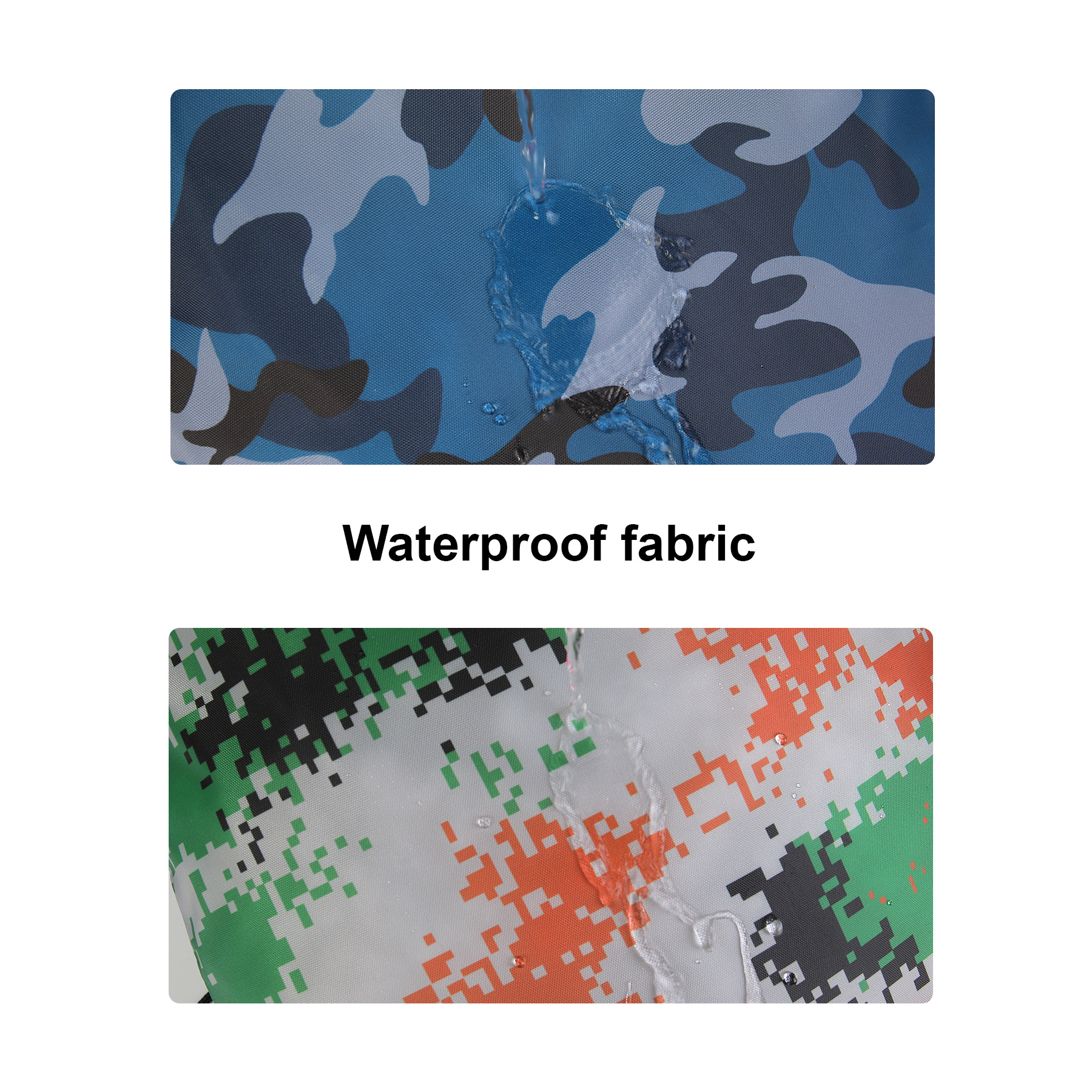 Camo Water-Resistant Drawstring Backpack 3
