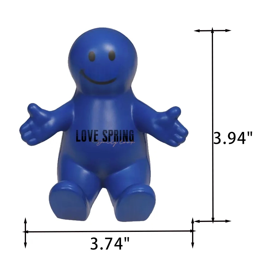 Squeezable Stress Reliever Colorful Smiley Face Phone Holder 2