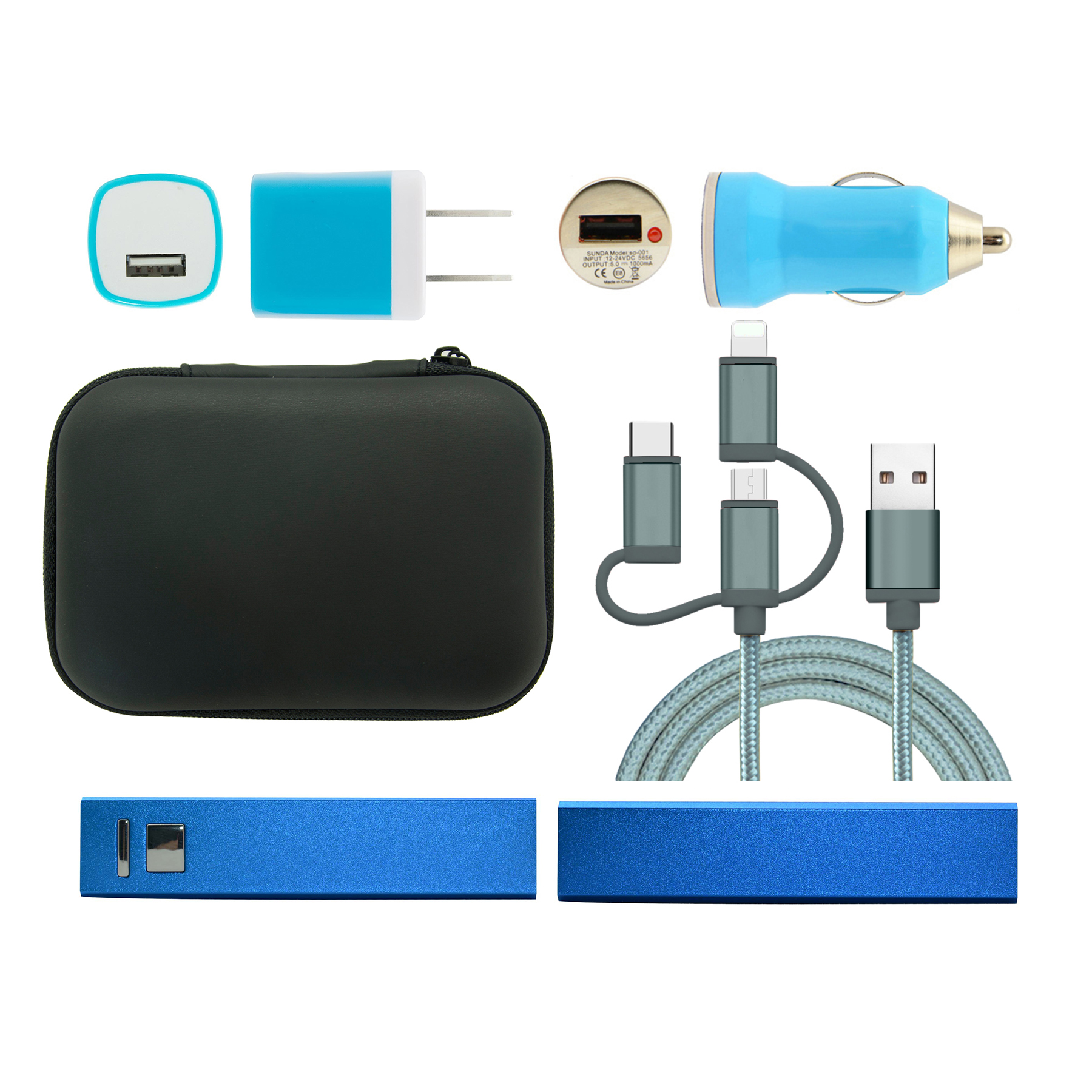 Bugatti Charging Set (4 in 1 Set) 1800Mah 4