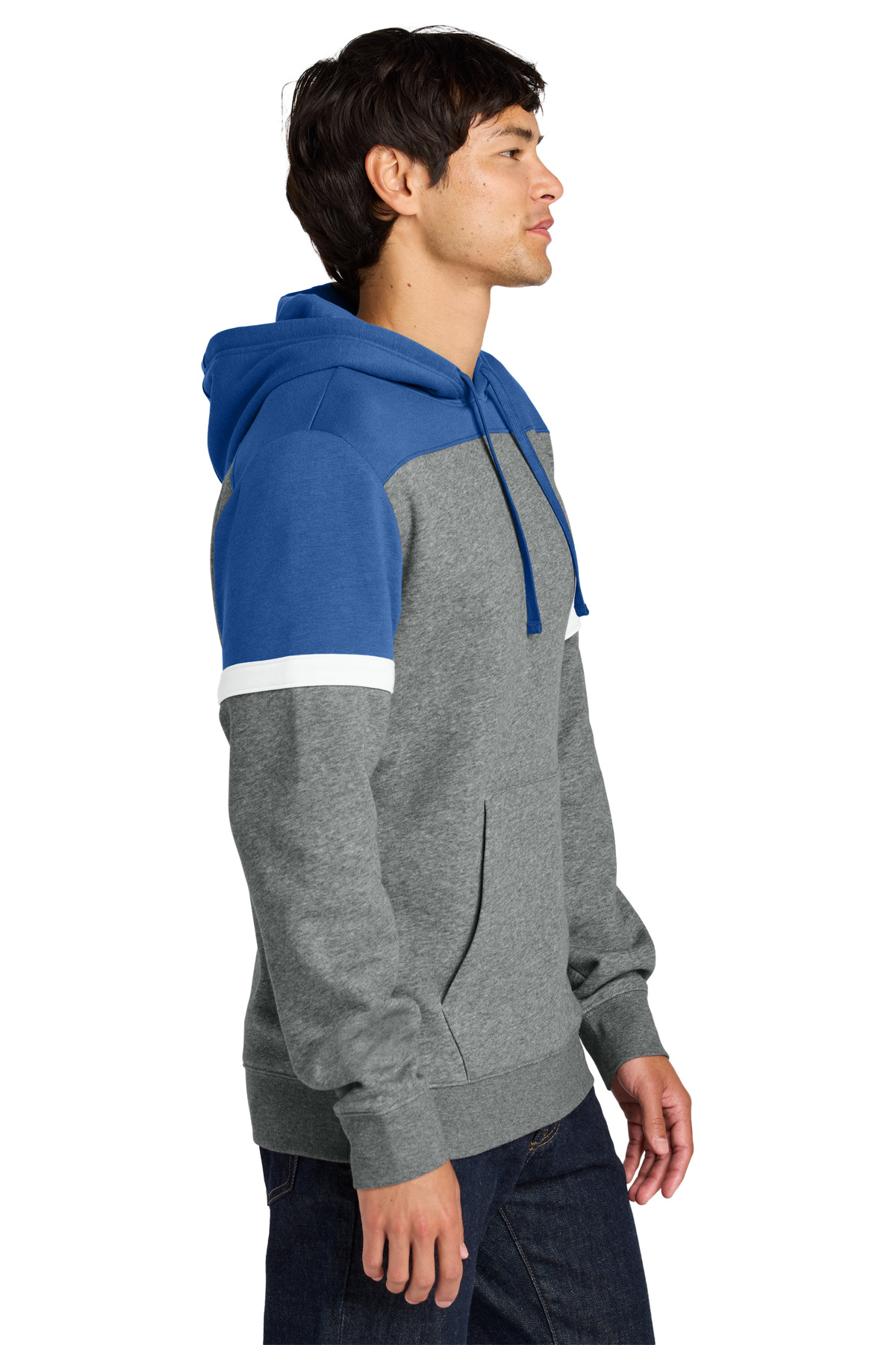 Sport-Tek Drive Fleece Colorblock Hoodie STF205 13