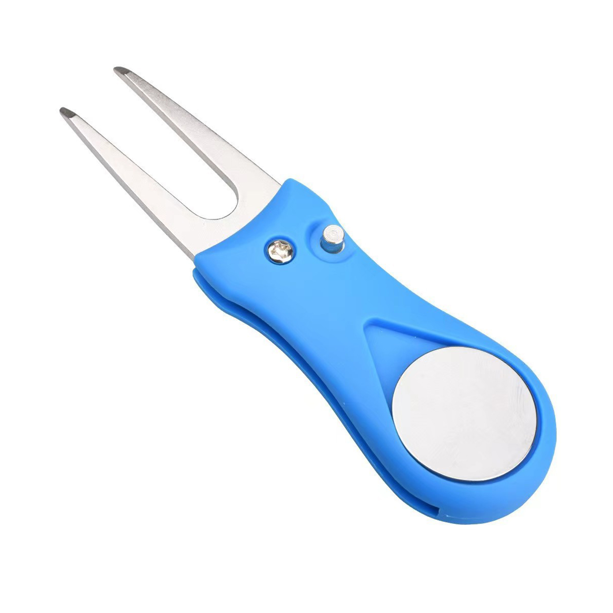 Foldable Golf Divot Tool Pop Up Button 5