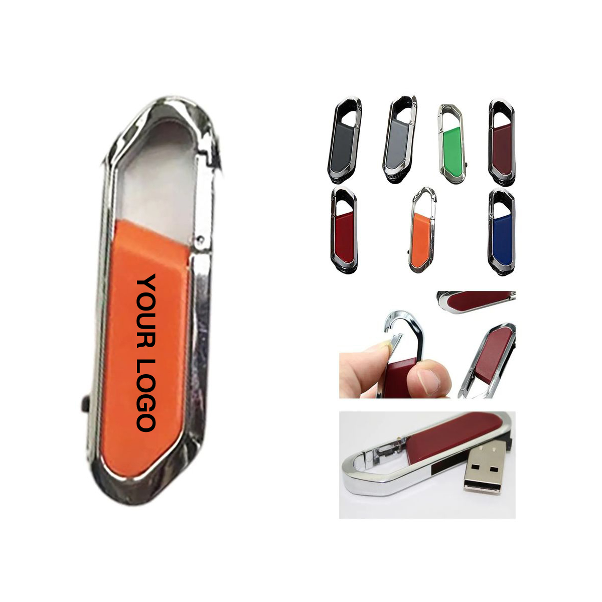 Metal USB Drive with 4GB Storage 4
