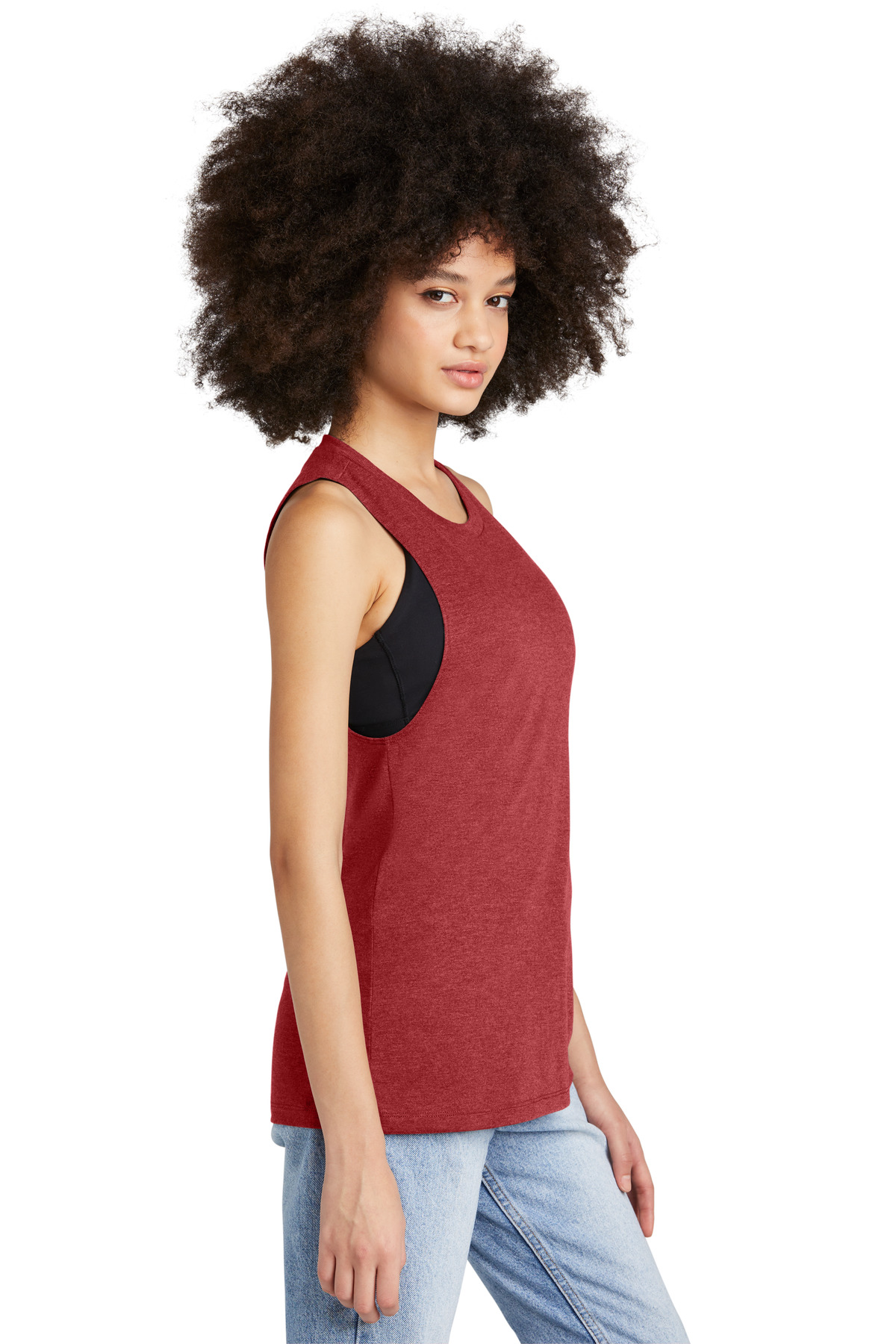 District Women's Perfect Tri Muscle Tank DT153 27