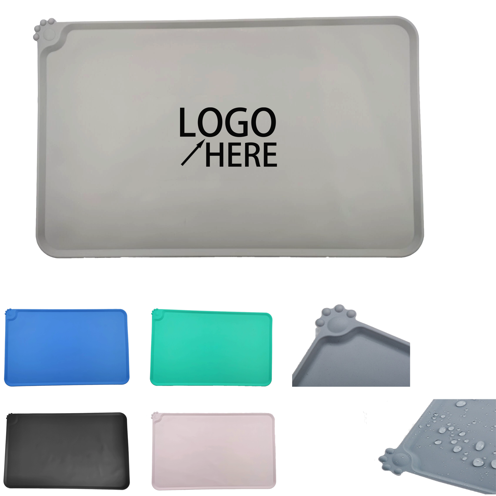 Silicone Pet Non-Slip Feeding Mat 2
