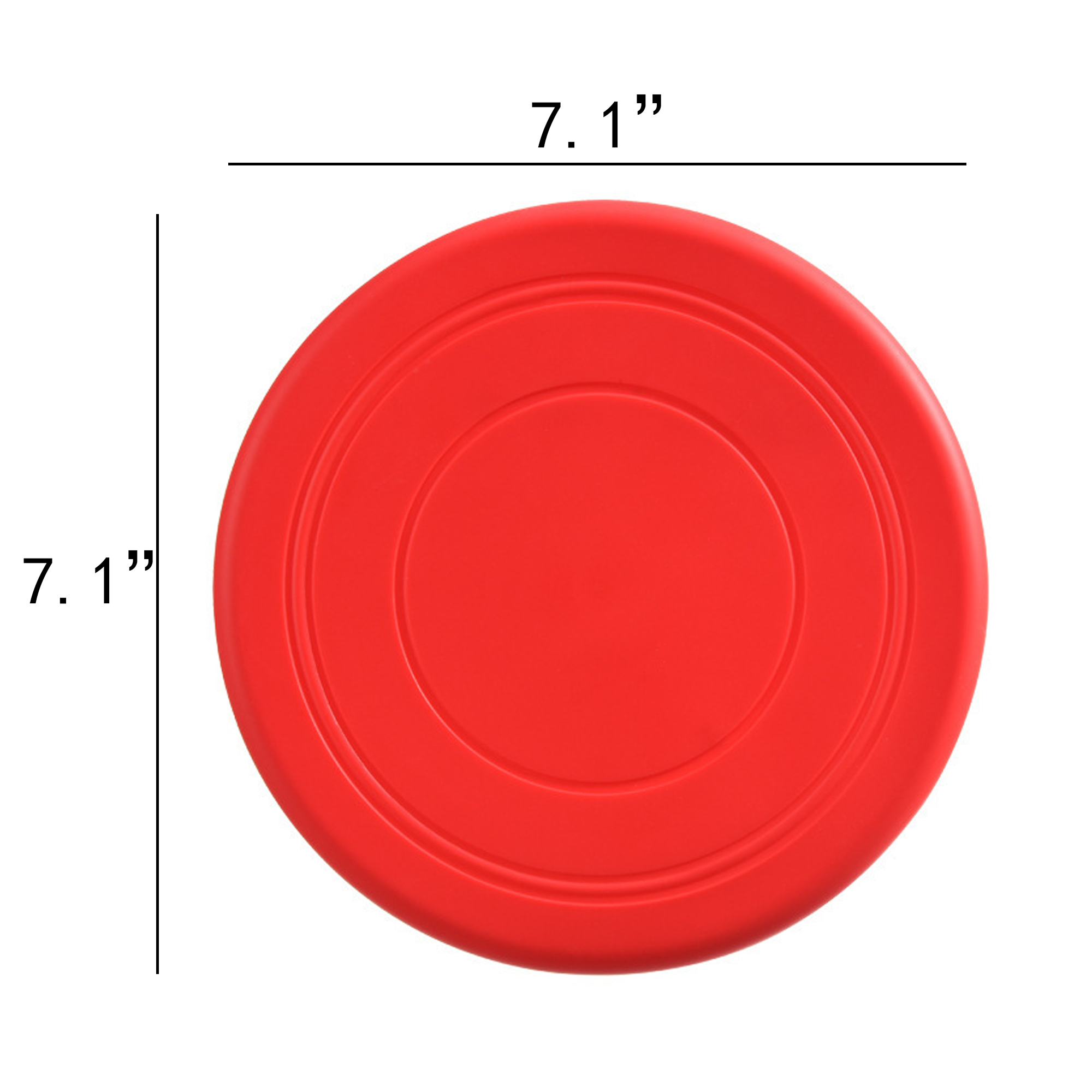 Rubber Pet Toy Dog Flying Discs 2