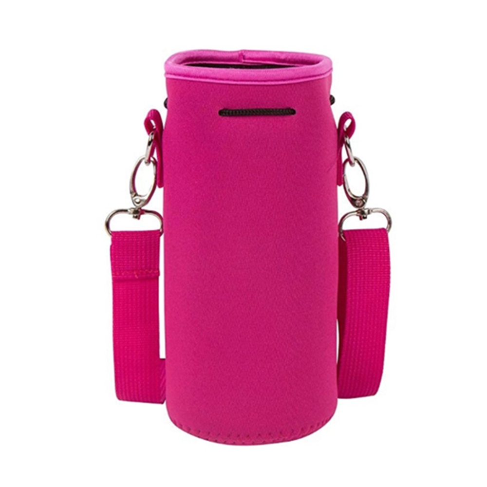 Neoprene Water Bottle Carrier w/Shoulder Strap 4