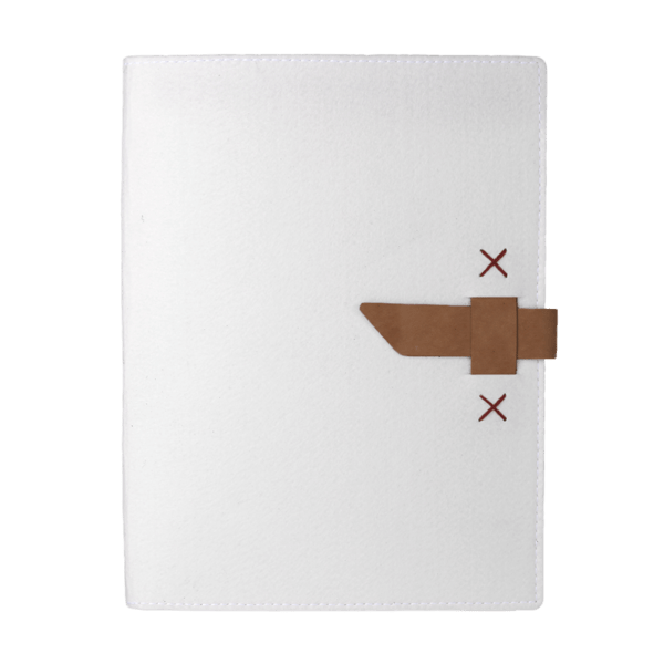 Hubbard Dye-Sublimated Felt Padfolio 131