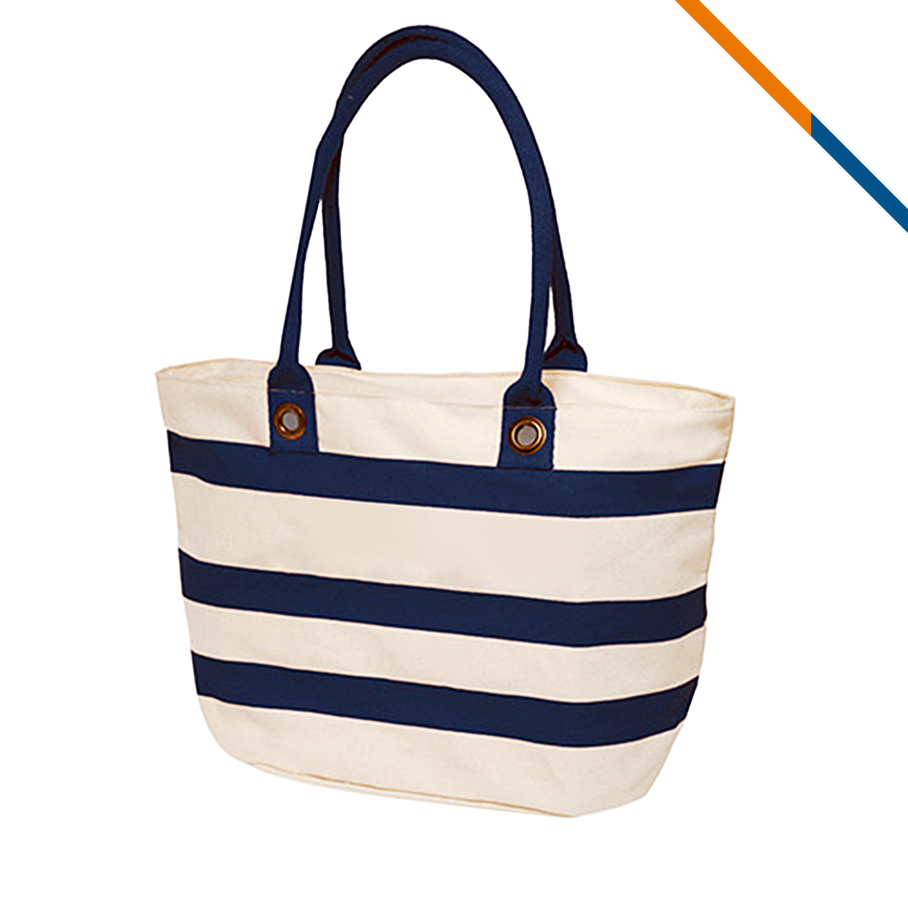 Tera Striped Tote Bag, custom tote bag with logo imprint 5